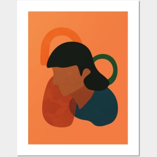 Abstract Man Illustration Posters and Art